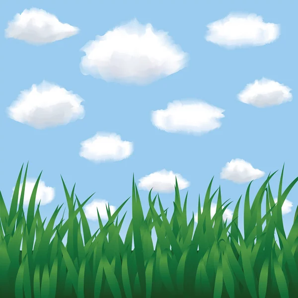 Clouds on sky — Stock Vector