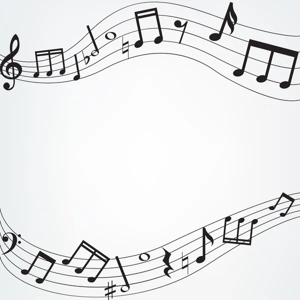 müzik notlar kenarlık