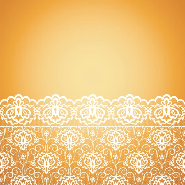 Lace fabric background — Stock Vector