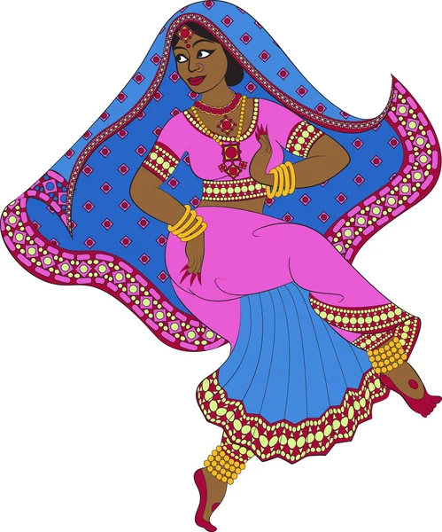 Indian woman — Stock Vector