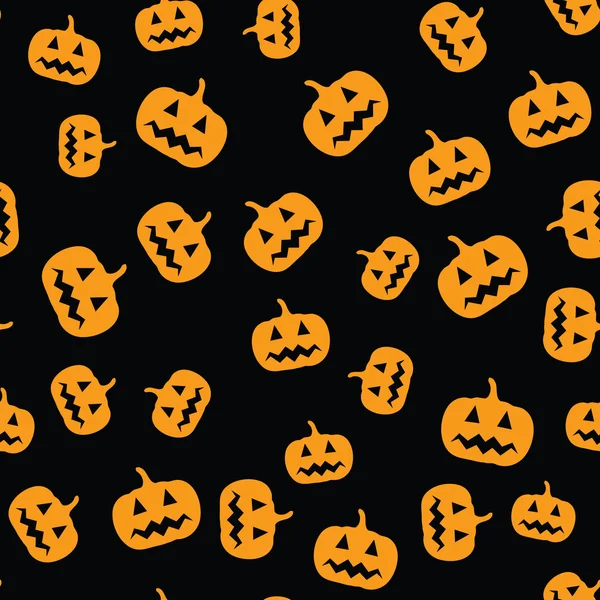 Seamless pumpkin pattern — Stock Vector