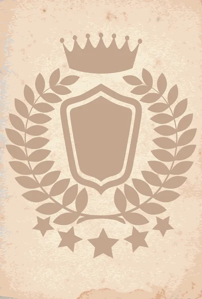 Royal heraldiska emblem — Stock vektor