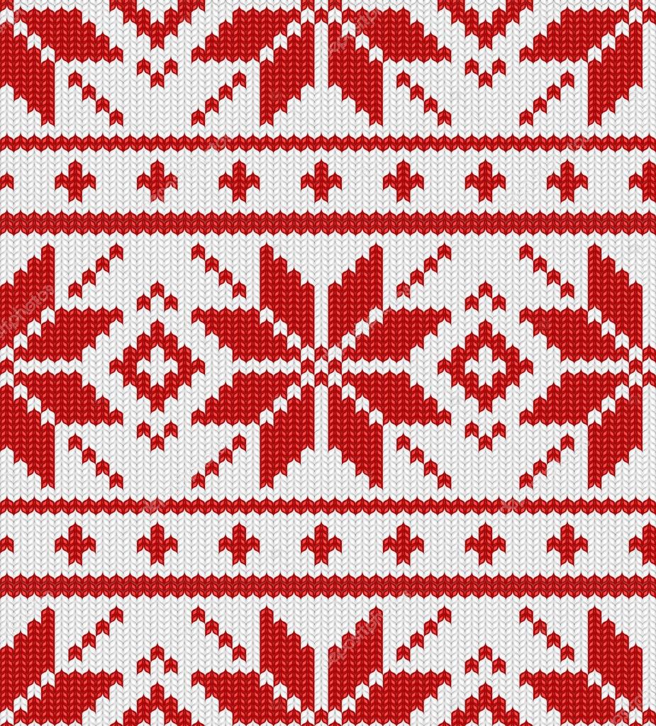 scandynavian knitted pattern