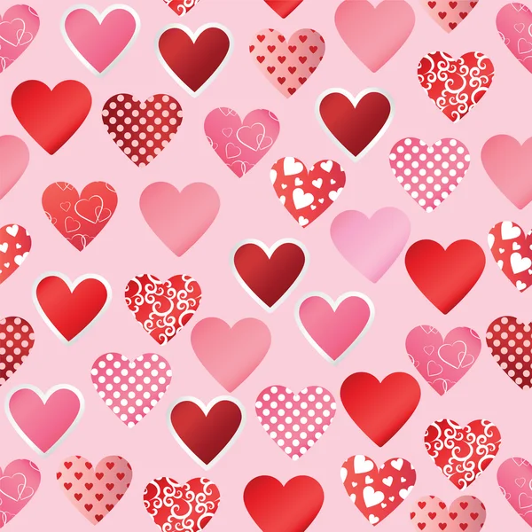 Motif papier coeur — Image vectorielle