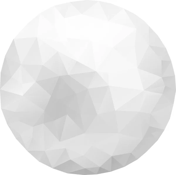 Polygon pearl — Stock Vector