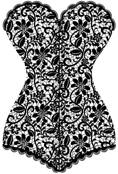 Vintage corset — Stock Vector