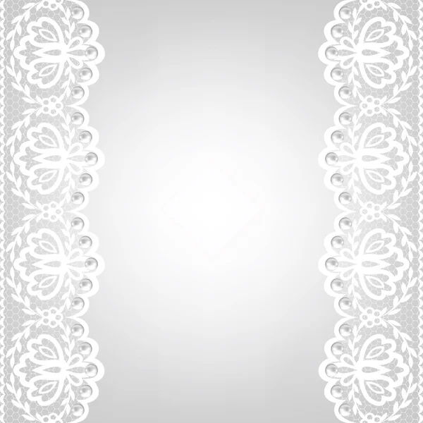 Lace stof achtergrond — Stockvector