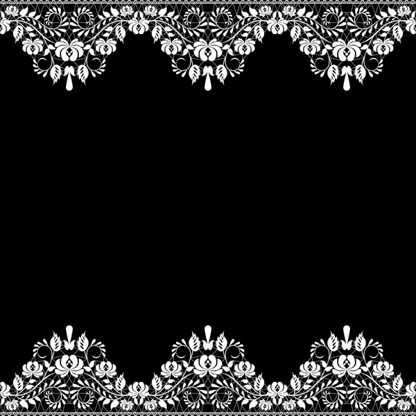 Lace fabric background — Stock Vector