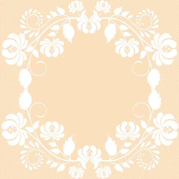 Lace stof achtergrond — Stockvector