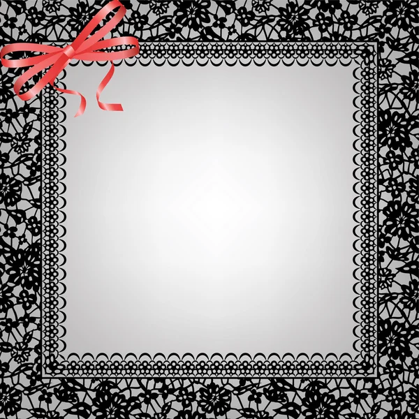 Kant floral frame — Stockvector