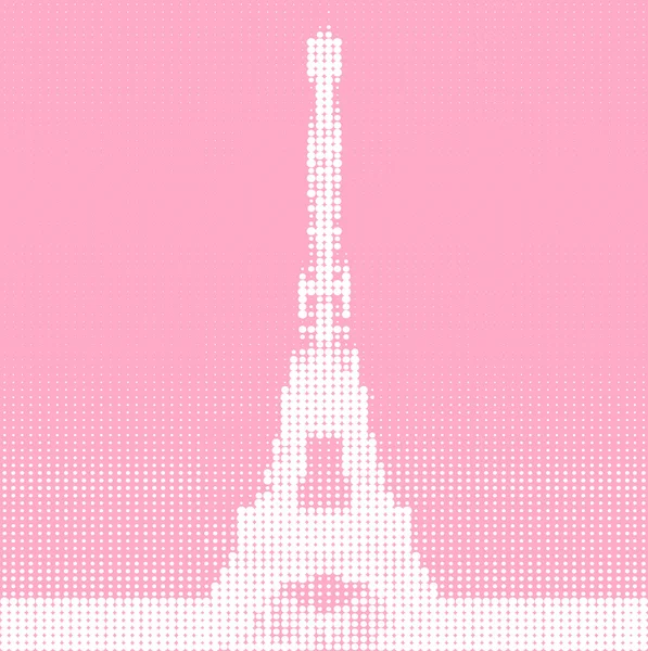 Torre Eiffel — Vector de stock