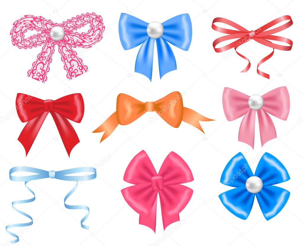 Colorful bows