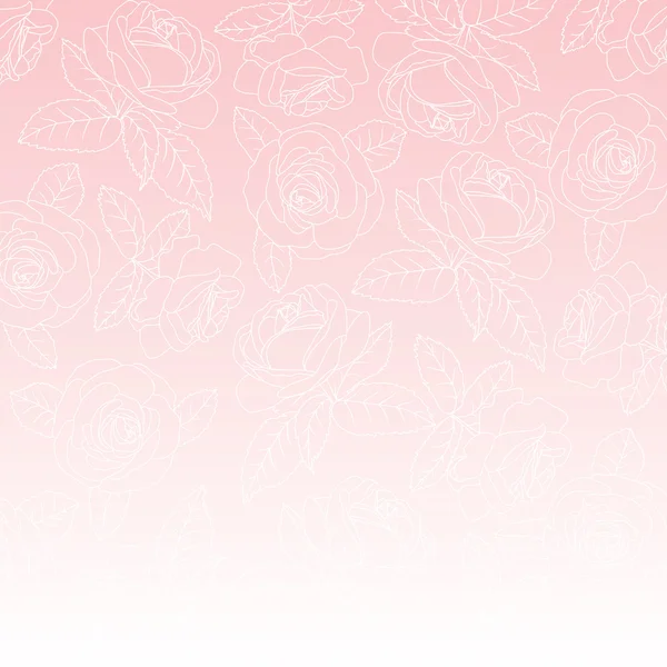 Motif rose — Image vectorielle