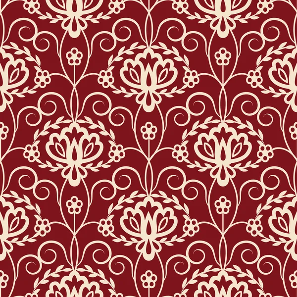 Motif floral sans couture — Image vectorielle