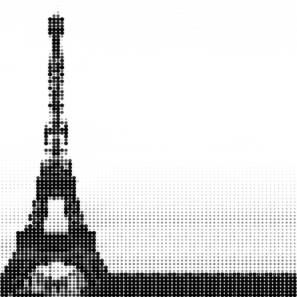 Torre Eiffel — Vetor de Stock