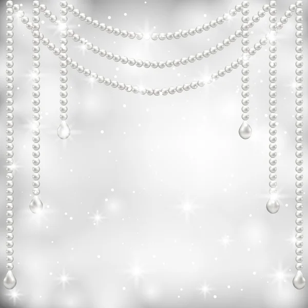 Collana di perle — Vettoriale Stock