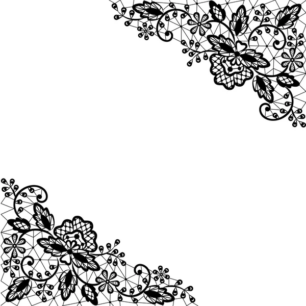 Lace border — Stock Vector