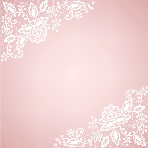 Lace border — Stock Vector