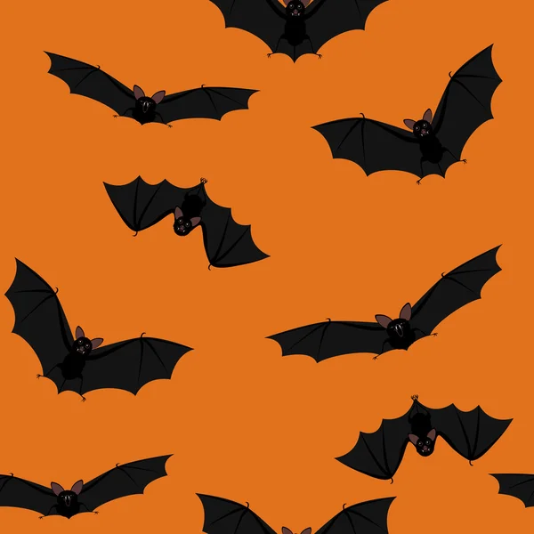 Flying bats — Stock Vector