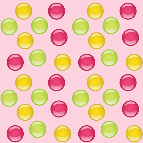 Bonbons fond sans couture — Image vectorielle