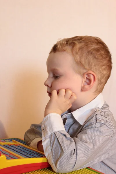 Boy blueboy with blue eyes — Stock Photo, Image