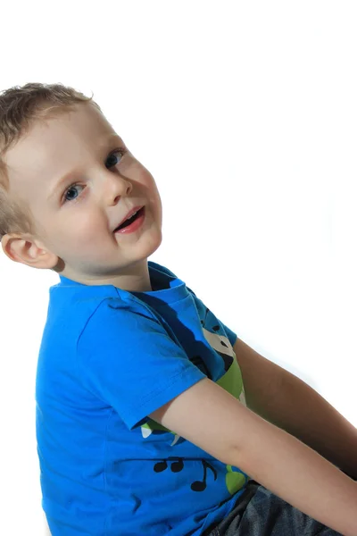 Niño en el estudio — Foto de Stock