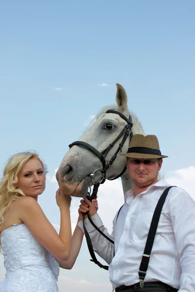 Matrimonio coppia — Foto Stock