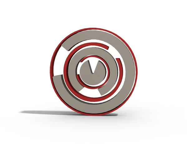 Logo 3d vektor — Stock vektor