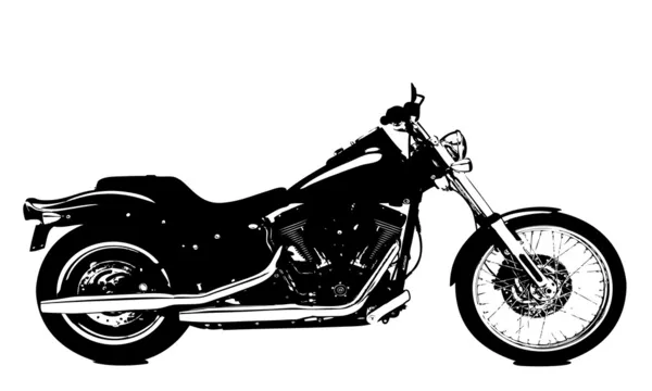 Motorcykel Vector — Stock vektor