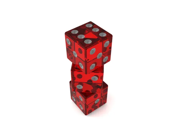 Dice 3d background — Stock Photo, Image