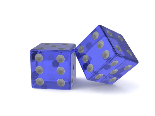 Dice 3d bakgrund — Stockfoto