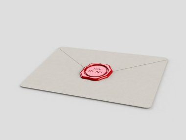 beyaz zemin üzerinde mum mühür