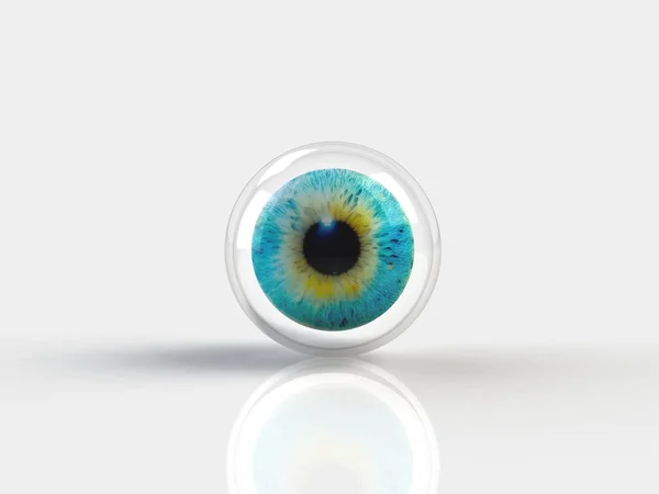 Eye in a glass sphere — Stock Photo, Image