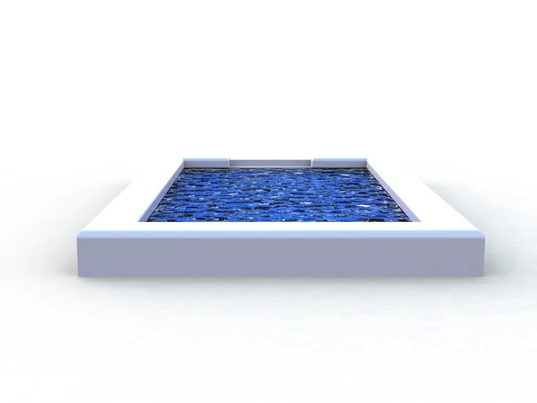 Illustration 3D d'une piscine — Photo