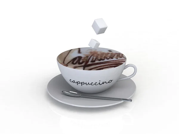 Tasse à café Cappuccino — Photo