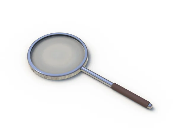 View through a magnifying glass — Stock Photo, Image