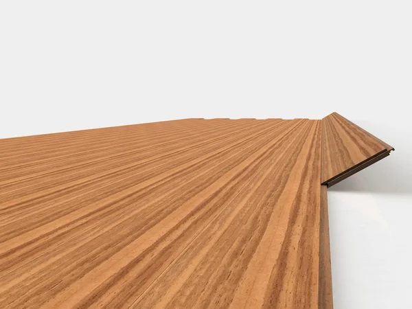 New parquet of brown color — Stock Photo, Image