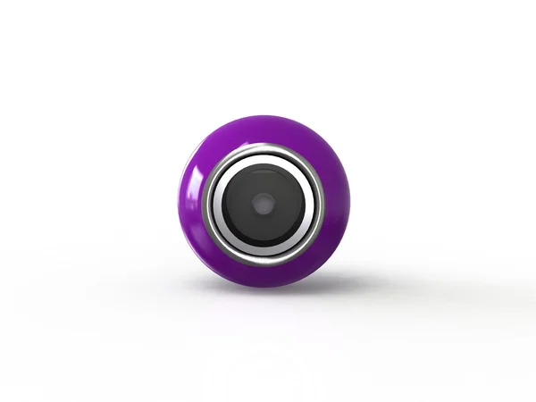 Web camera on a white background, 3d illustration — Stock Photo, Image