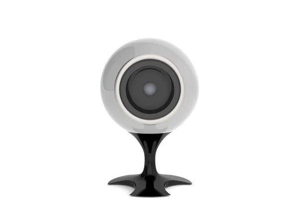 Веб-камера на білому тлі, 3d ілюстрація — стокове фото