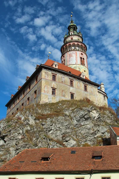 Castillo en Krumlov, República Checa — Foto de Stock