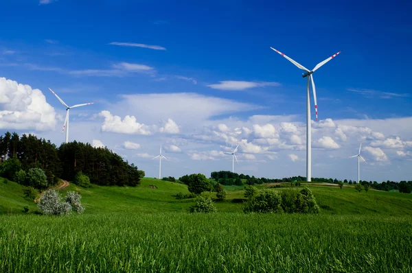 Vindkraftverk — Stockfoto