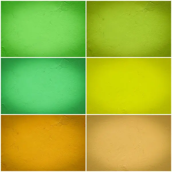 Conjunto de collage de pared de diferentes colores — Foto de Stock