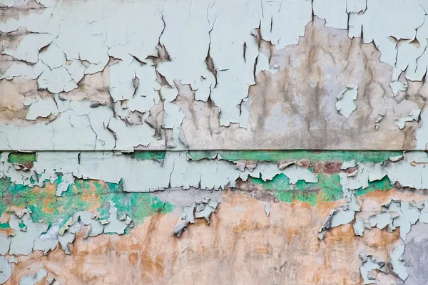노골적으로 낡은 페인트를 더러운 벽 배경에 칠하라 — 스톡 사진