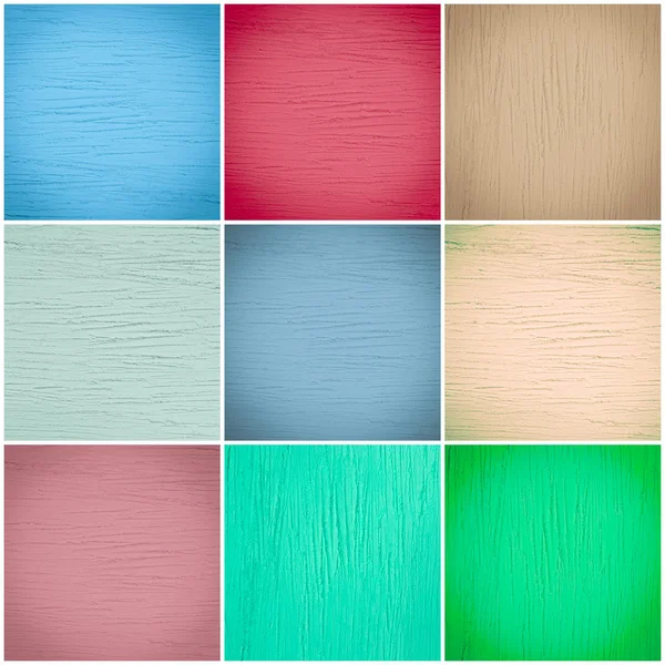 Set of different colorful wall collage — Stock Photo, Image