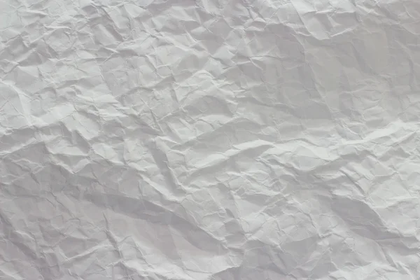 White crumpled paper texture background — Stock Photo, Image