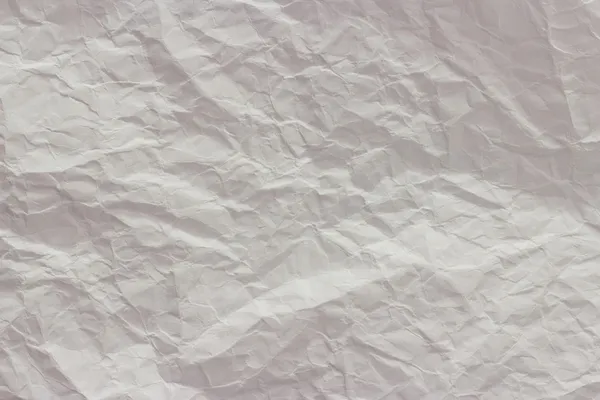 White crumpled paper texture background — Stock Photo, Image