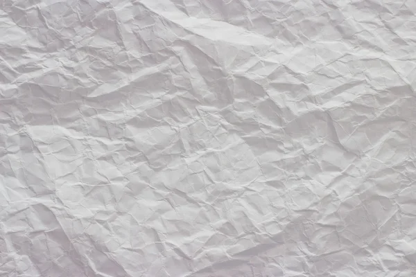 White crumpled paper texture background — Stock Photo, Image