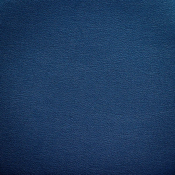 Blauw lederen achtergrond of textuur — Stockfoto