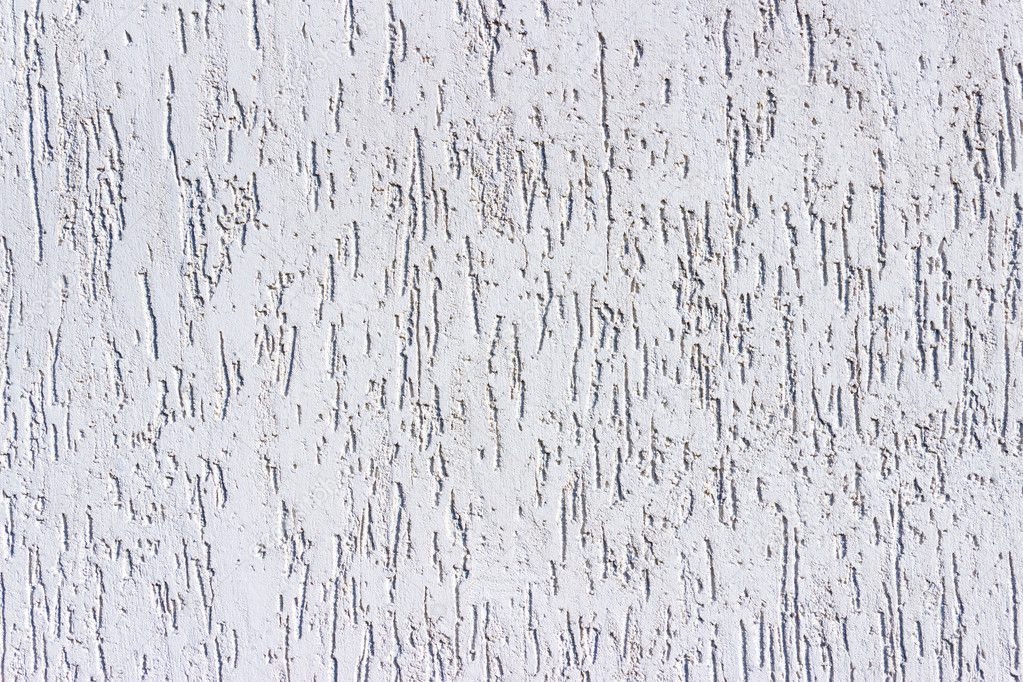 Plastered wall with fine texture