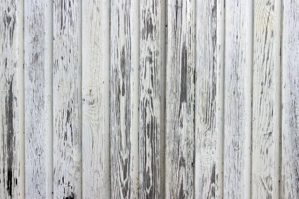 Vecchia parete di legno verniciato bianco - texture o sfondo — Foto Stock